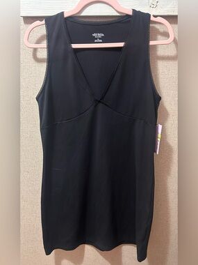 NWT Wild Fable Black V‑Neck Sleeveless Dress
